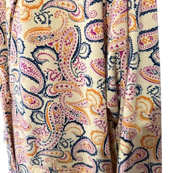 Cuddl Duds Lightweight Comfort Soft Knit Stretch Blazer Paisley Womens Jacket 2X - Picture 9 of 16